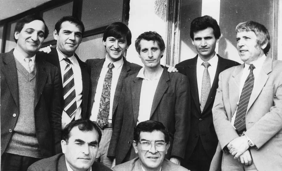 Учасники Першого собору болгар Таврії у Запоріжжі, вересень 1992 року